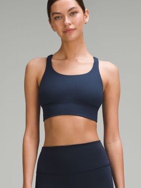 Lululemon Navy Longline Energy Sports Bra 6